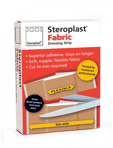 Steroplast Fabric Dressing Strip 75cm x 6cm First Aid